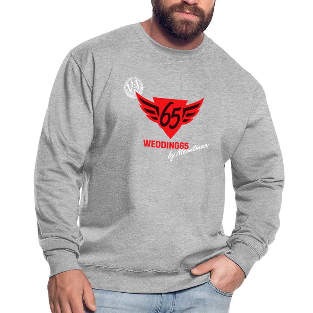 Wedding 65 Classic Berlin Unisex Pullover - Weißgrau meliert