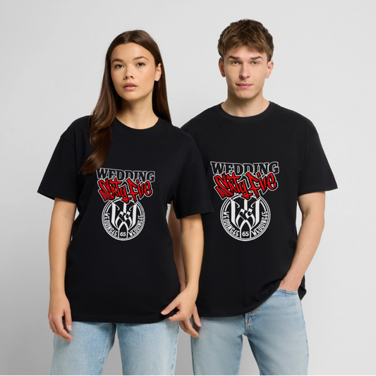 Wedding Sixty Five Heavy Oversize T-Shirt - Schwarz