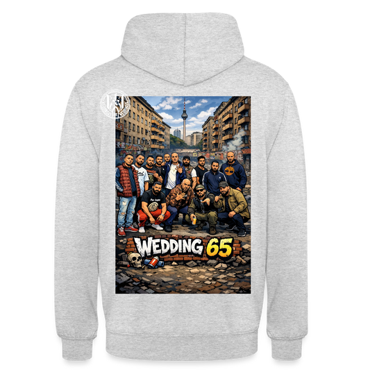 Group Wedding65 Ghetto Unisex Hoodie - Hellgrau meliert