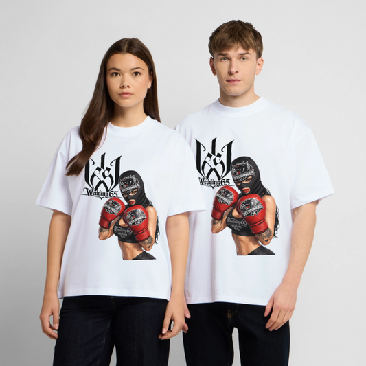 Boxer Wedding65 Heavy Oversize T-Shirt - Weiß