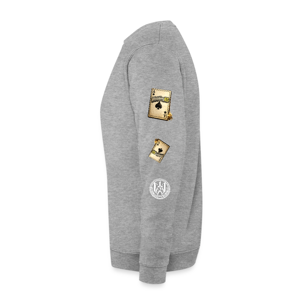 Magic Wedding 65 Mesutman Unisex Pullover - Weißgrau meliert