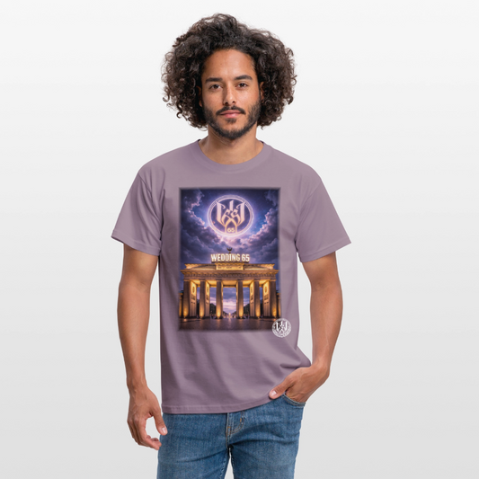 Brandenburger Wedding 65 Männer T-Shirt - Lilagrau