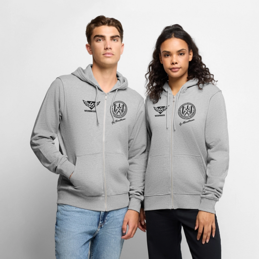 Cla$$ic Wedding 65 Berlin Männer Premium Kapuzenjacke - Grau meliert