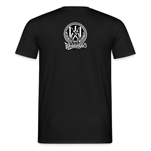 Red Black Wedding65 Männer T-Shirt - Schwarz
