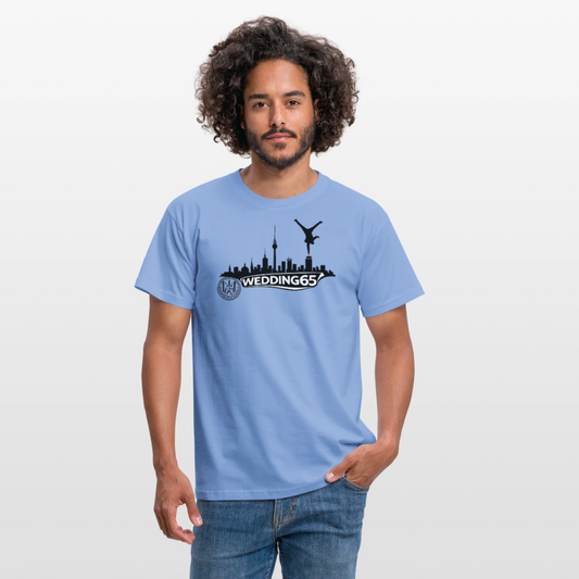 Mesutman Wedding Skyline 65 Männer T-Shirt - Carolina Blue