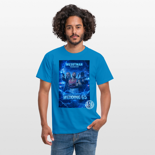 Blue Flash Wedding65 Männer T-Shirt - Royalblau