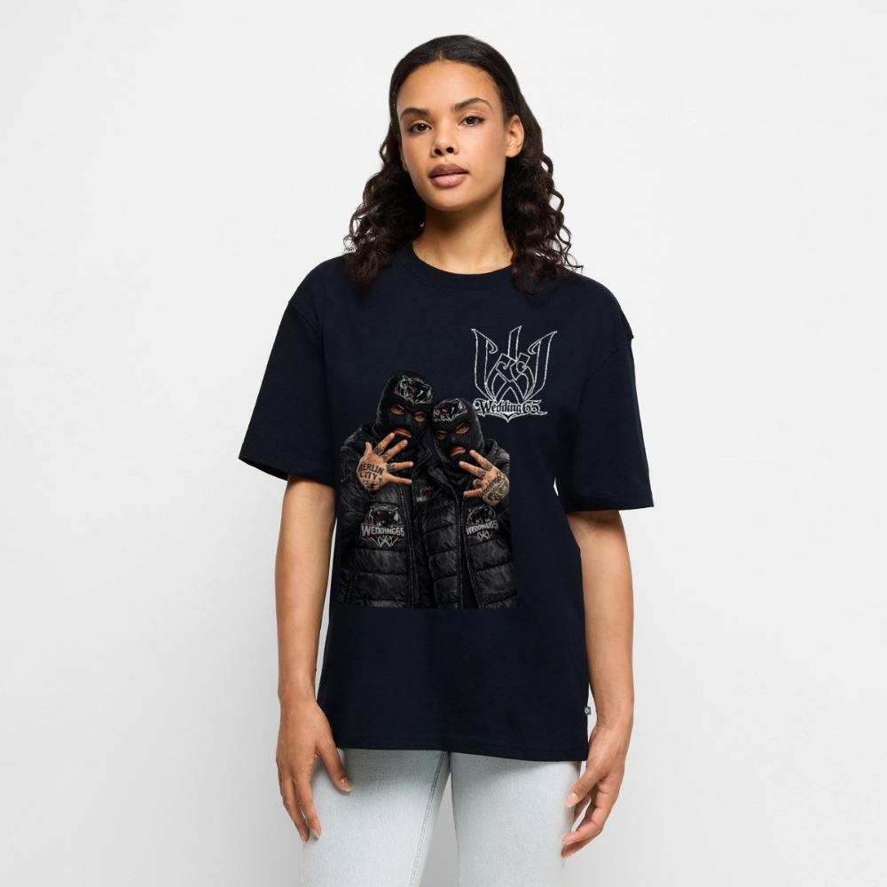 2 OG's Wedding65 Unisex Premium Oversized Bio T-Shirt - Navy