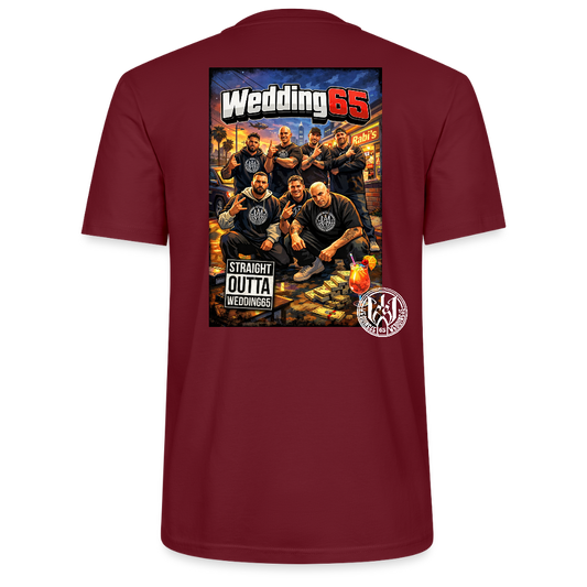 Outta Gang Wedding65 Unisex T-Shirt CRAFTER - Burgunderrot