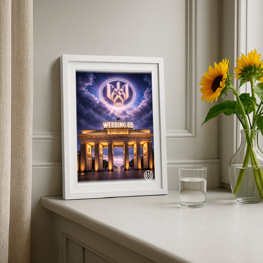 Wedding 65 Tor Gerahmtes Poster (27 × 37 cm) - Weiß