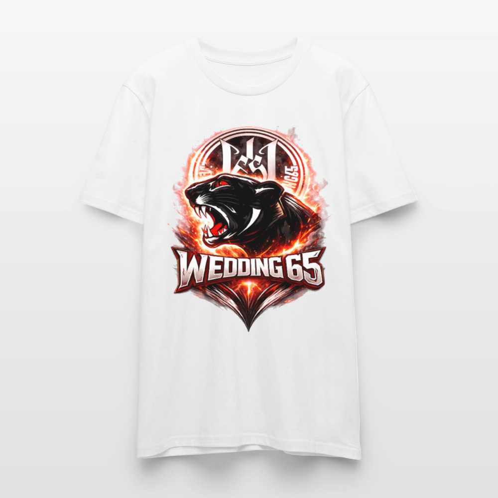 Red Panther WEDDING 65 Stanley/Stella Unisex T-Shirt - Weiß