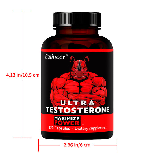 Komplettes Formel-Ergänzungsmittel – mit Ginseng, Maca, Sägepalme mehr – Unterstützt regulierte Energielevel – 120 Kapseln