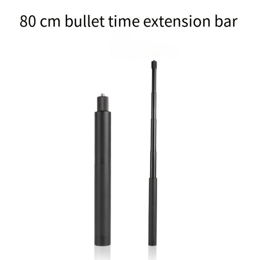 70cm Bullet Time Verlängerungsstange Panoramische Sportkamera Unsichtbare Selfie-Stange Handy-Fotografie Zubehör