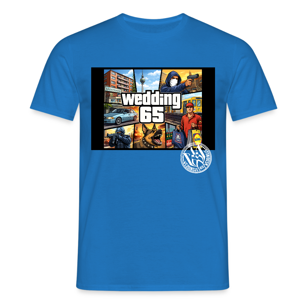 Männer Wedding 65 GTA T-Shirt - Royalblau