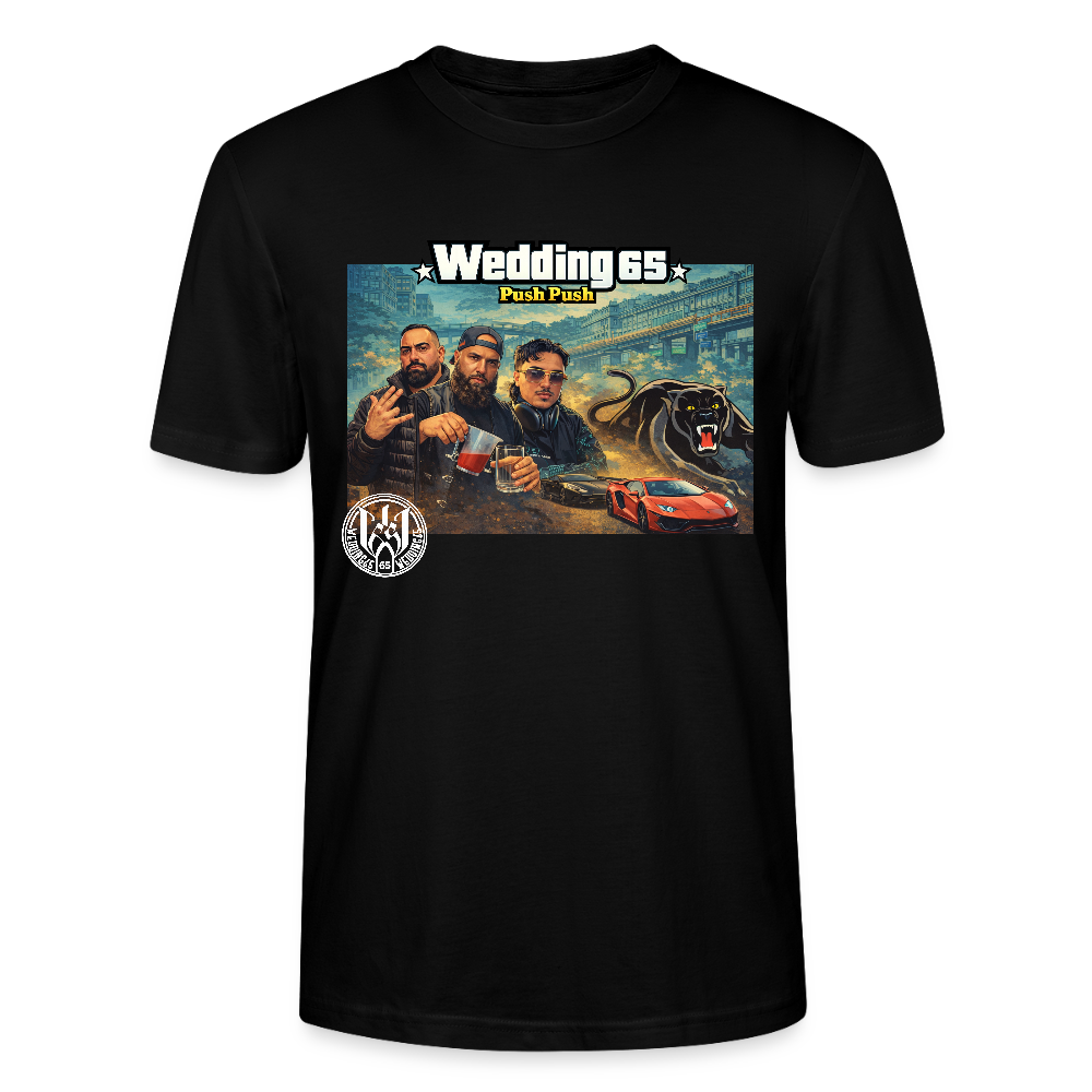 Push Wedding65 Stanley/Stella Unisex T-Shirt CRAFTER - Schwarz