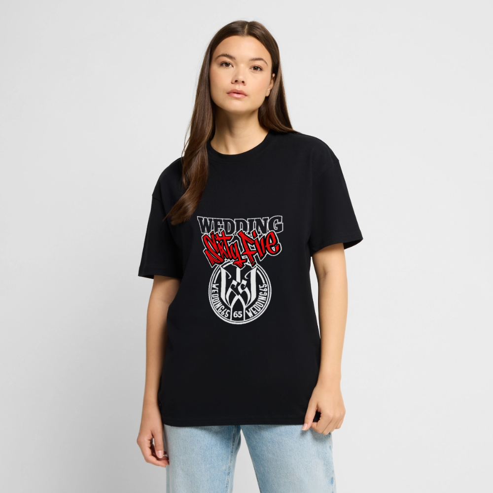 Wedding Sixty Five Heavy Oversize T-Shirt - Schwarz