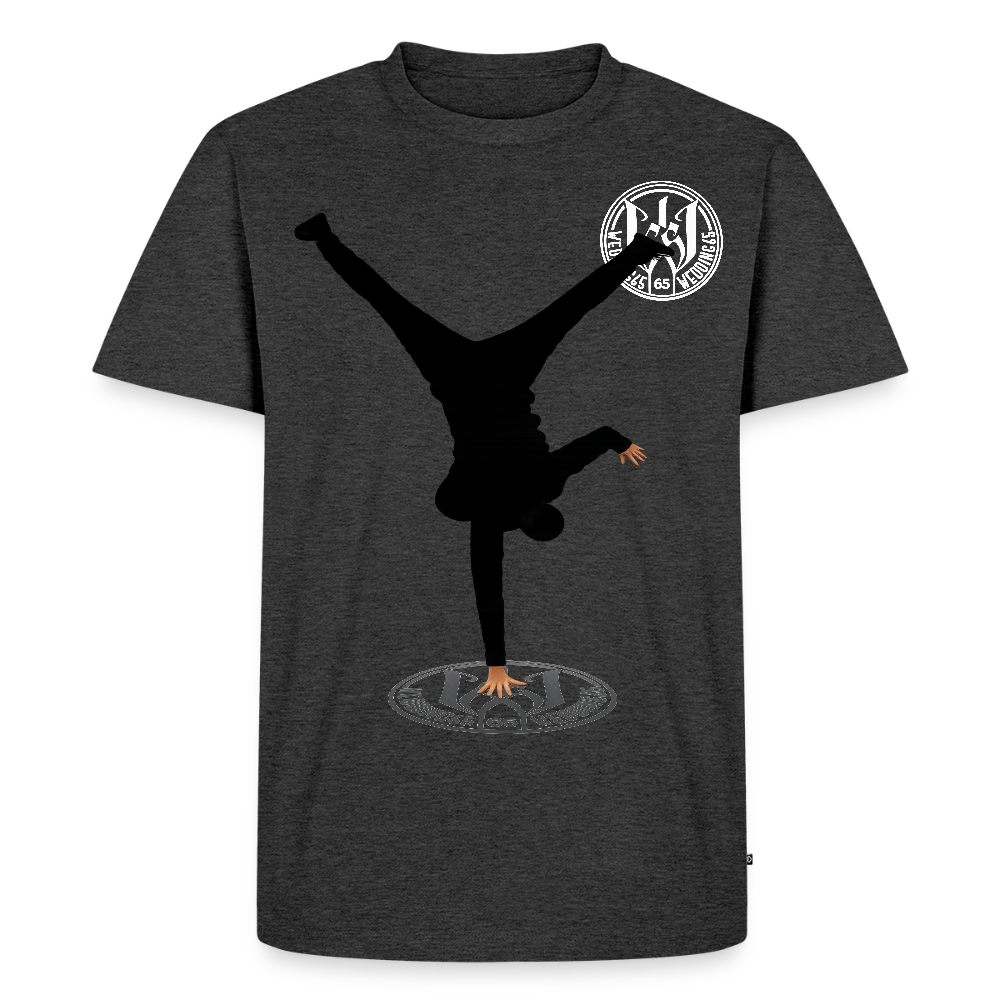 Breakdance 99 Wedding65 Männer Premium T-Shirt - Anthrazit meliert