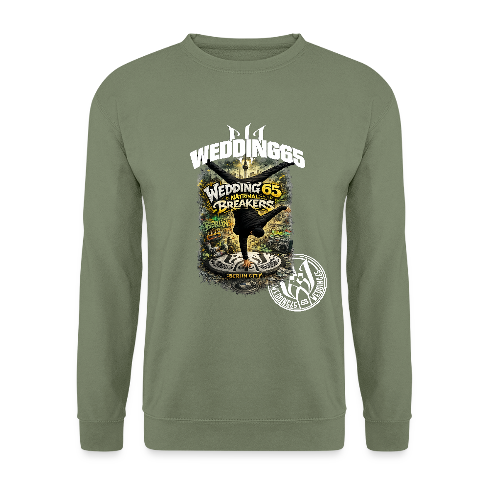 Berlin Wedding65 Breakers Männer Premium Sweatshirt - Armeegrün