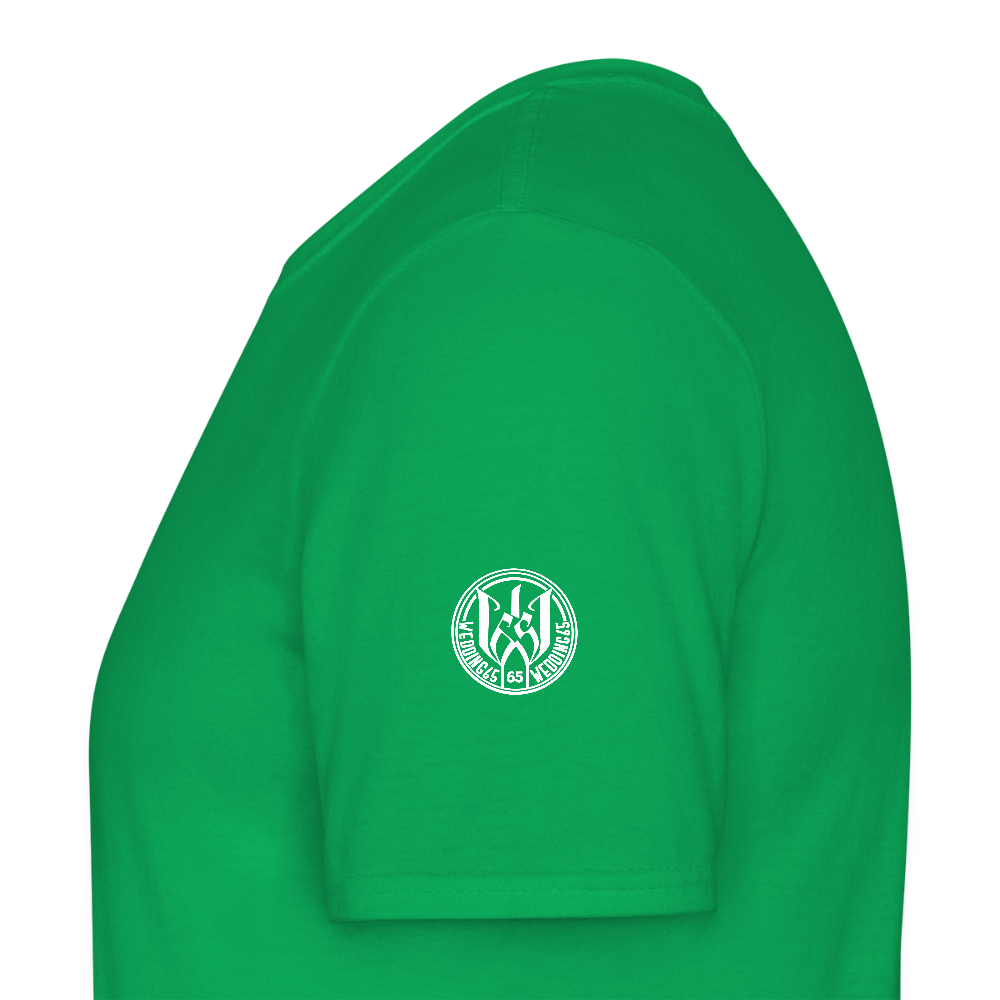 Black logo Shirt Wedding65 Männer T-Shirt - Kelly Green