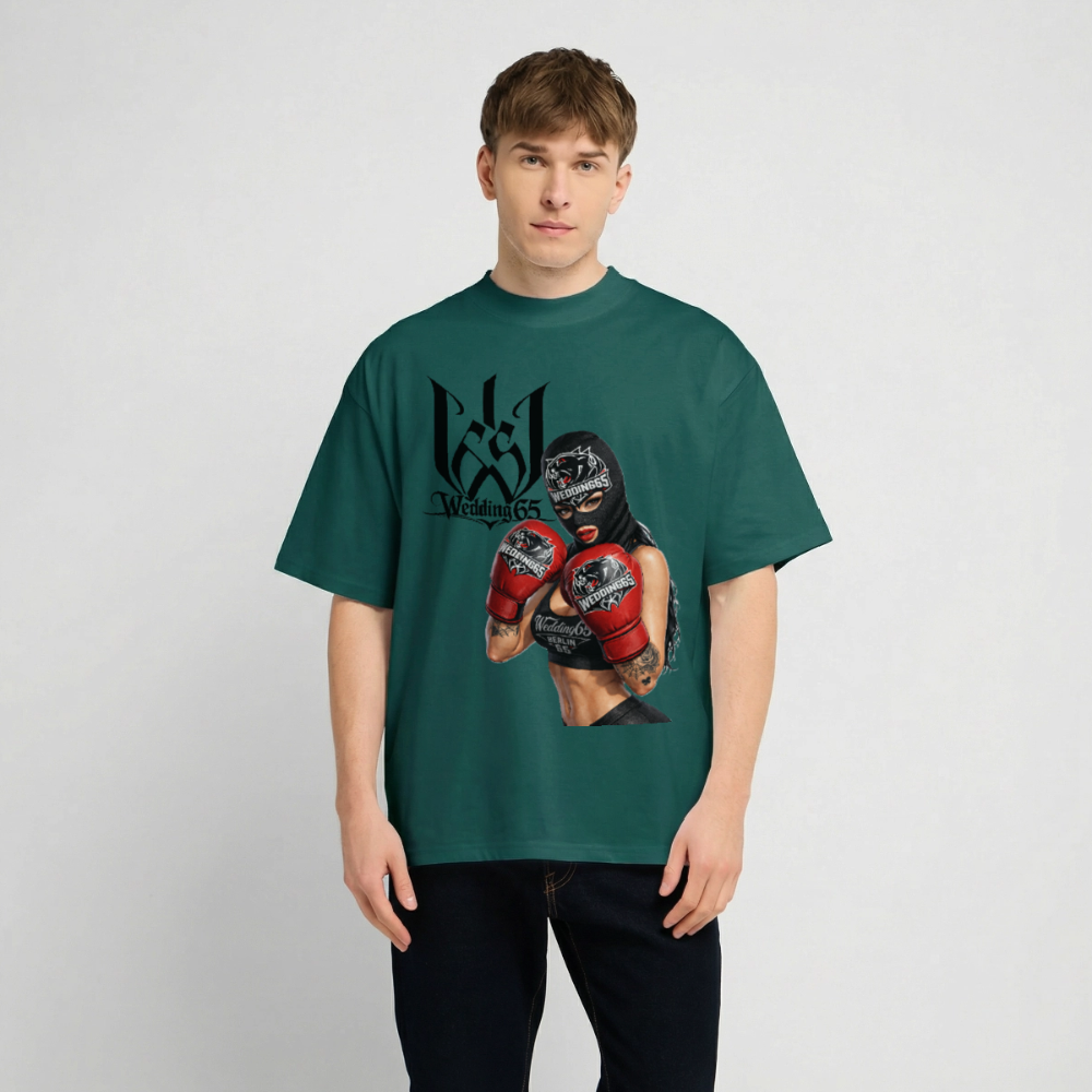 Boxer Wedding65 Heavy Oversize T-Shirt - hunter Green