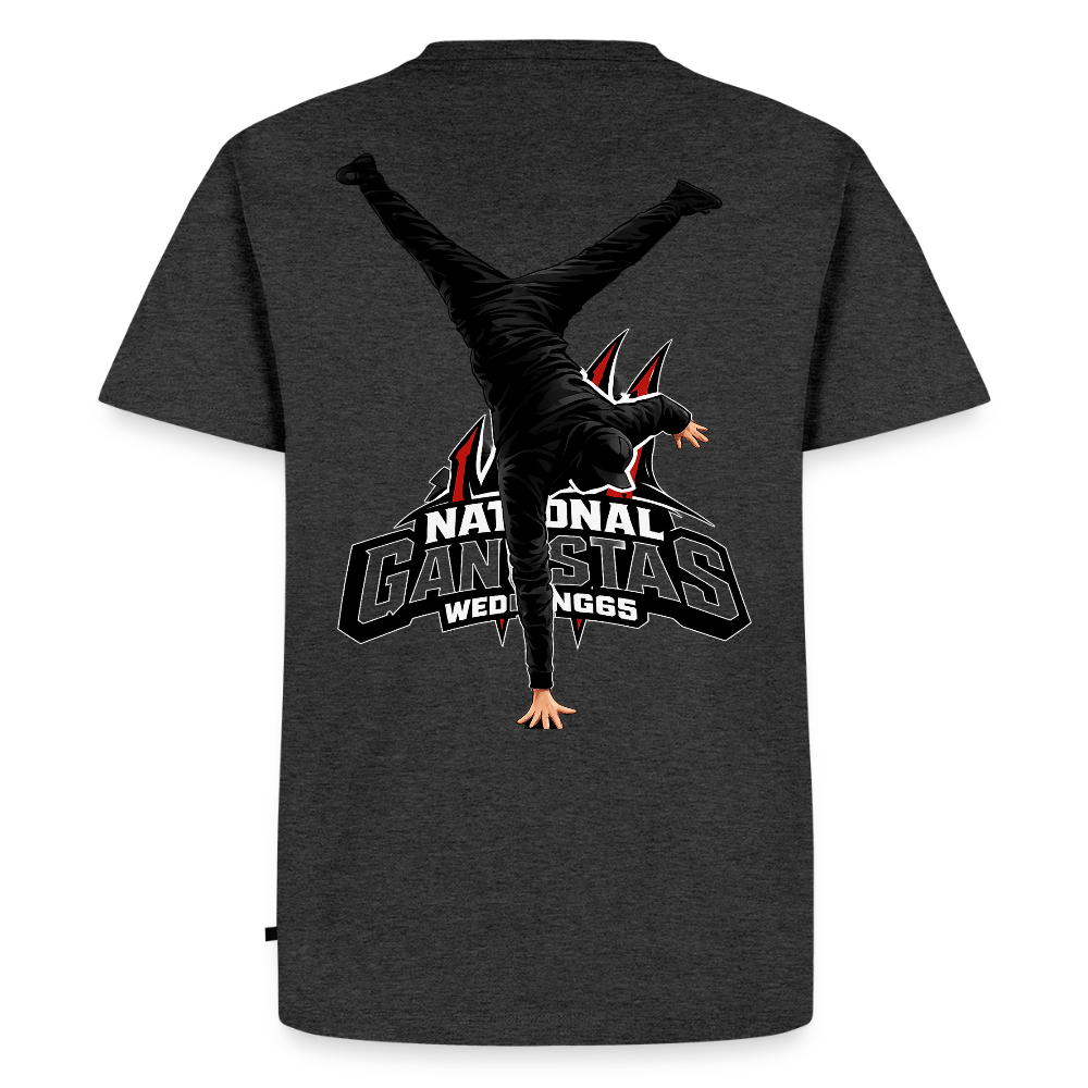 National Gangstas Panther Männer Premium T-Shirt - Anthrazit meliert