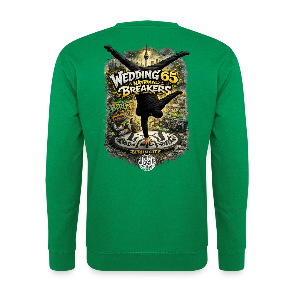 Berlin Wedding65 Breakers Männer Premium Sweatshirt - Kelly Green