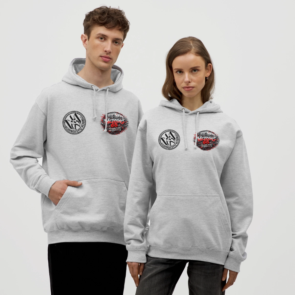 Berlin Wedding 65 Nauener Platz Unisex Hoodie - Hellgrau meliert