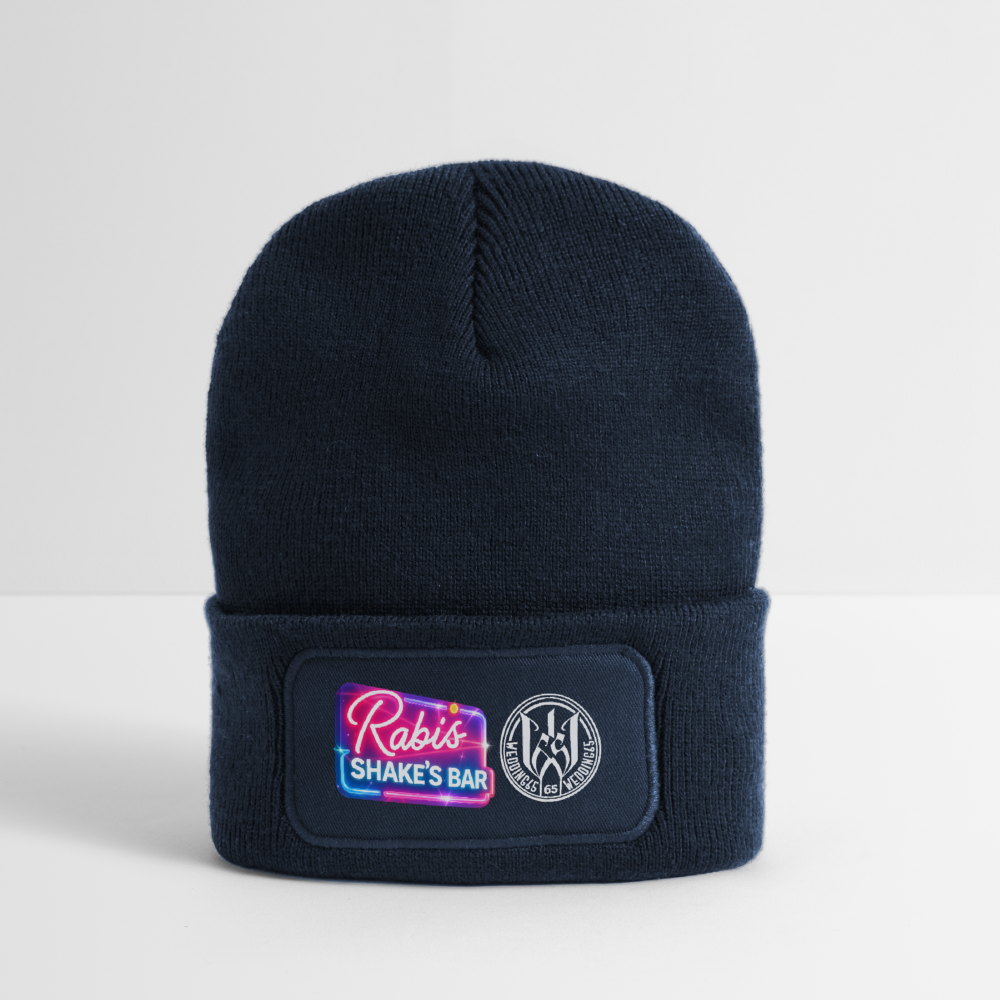 Wedding65 & Rabi65 Patch Beanie Mütze - French Navy