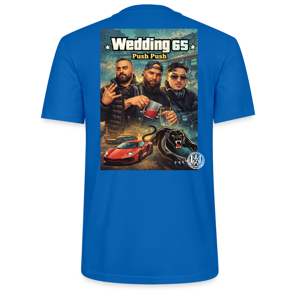 Push Wedding65 Stanley/Stella Unisex T-Shirt CRAFTER - Pfauenblau