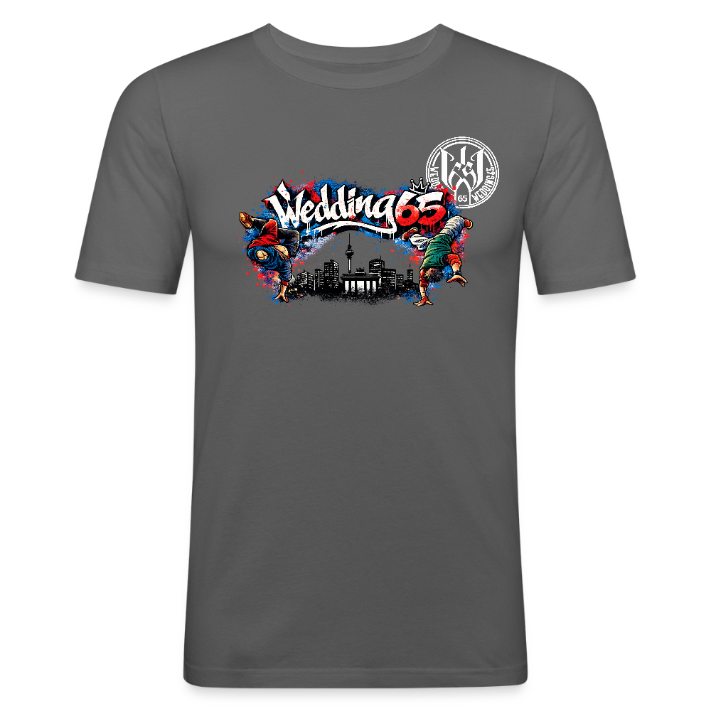 Wedding65 BreakCity Männer Slim Fit T-Shirt - Graphite