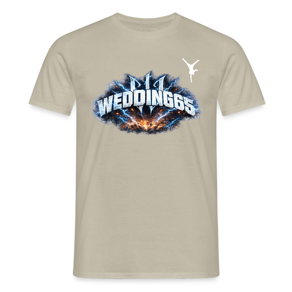 Mesutman 99 Wedding 65 Flash Männer T-Shirt - Sandbeige