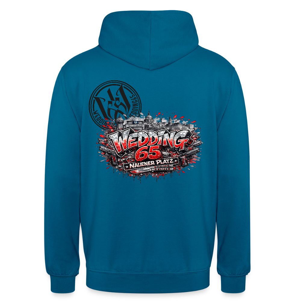 Berlin Wedding 65 Nauener Platz Unisex Hoodie - Tiefseeblau 
