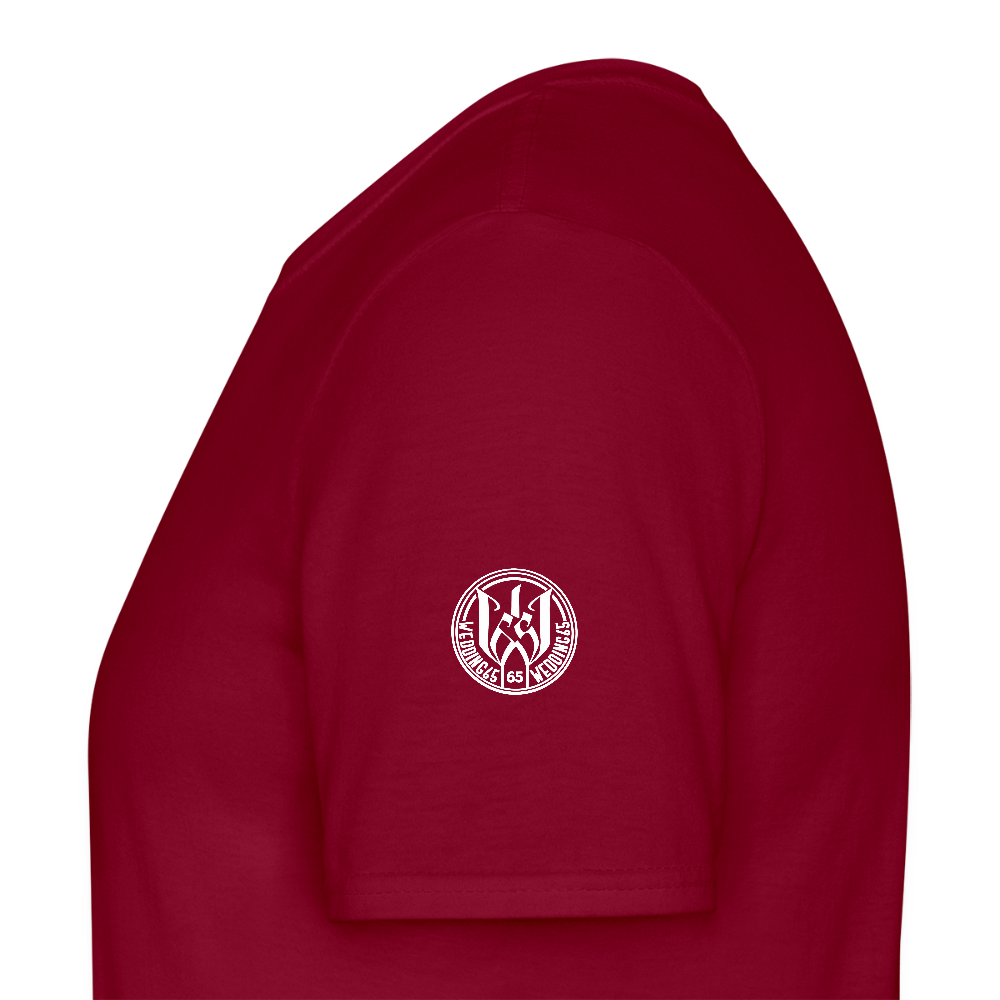 Black logo Shirt Wedding65 Männer T-Shirt - Ziegelrot