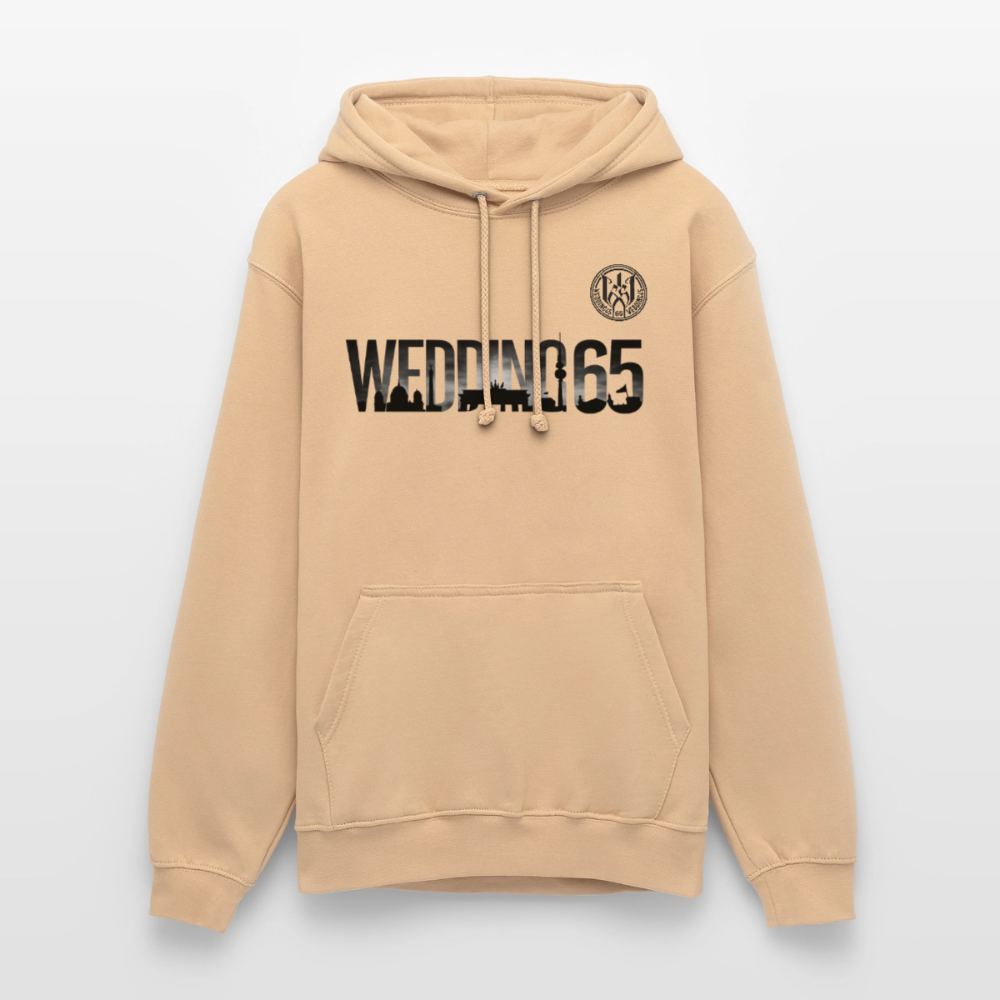 Wedding 65 Basic white Unisex Hoodie - Pfirsich