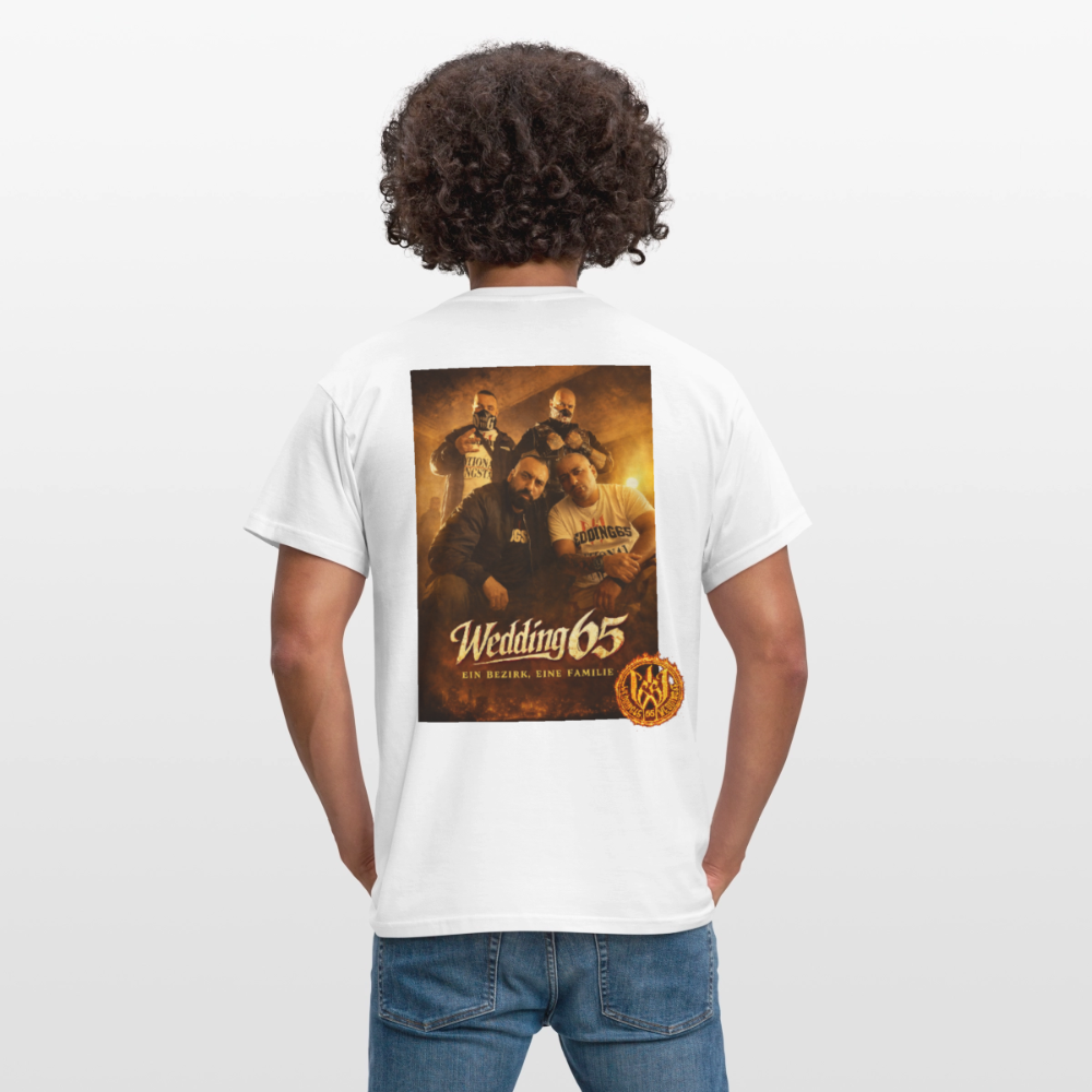 Fire Wedding65 Männer T-Shirt - Weiß