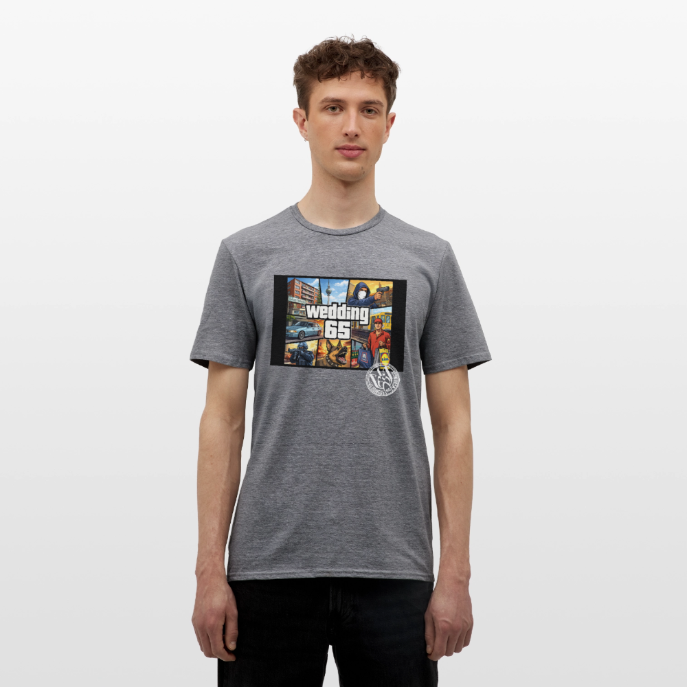 Männer Wedding 65 GTA T-Shirt - Graphit meliert