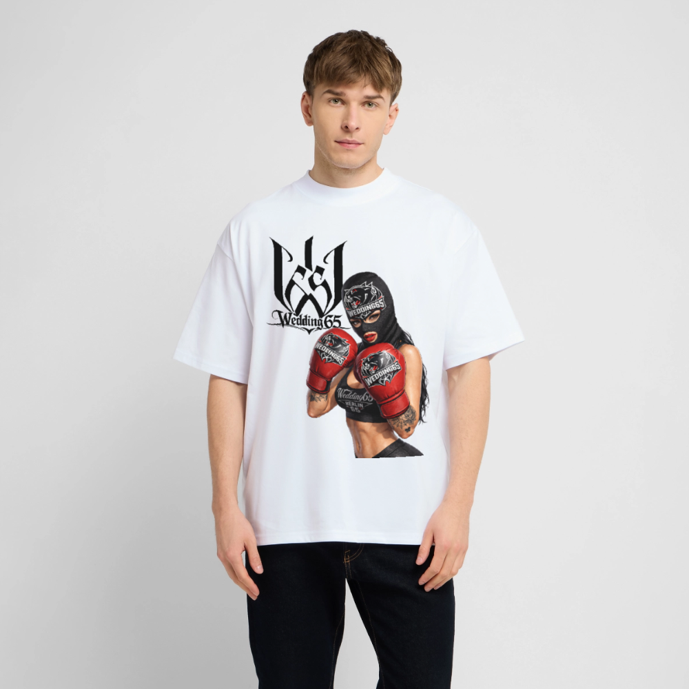 Boxer Wedding65 Heavy Oversize T-Shirt - Weiß