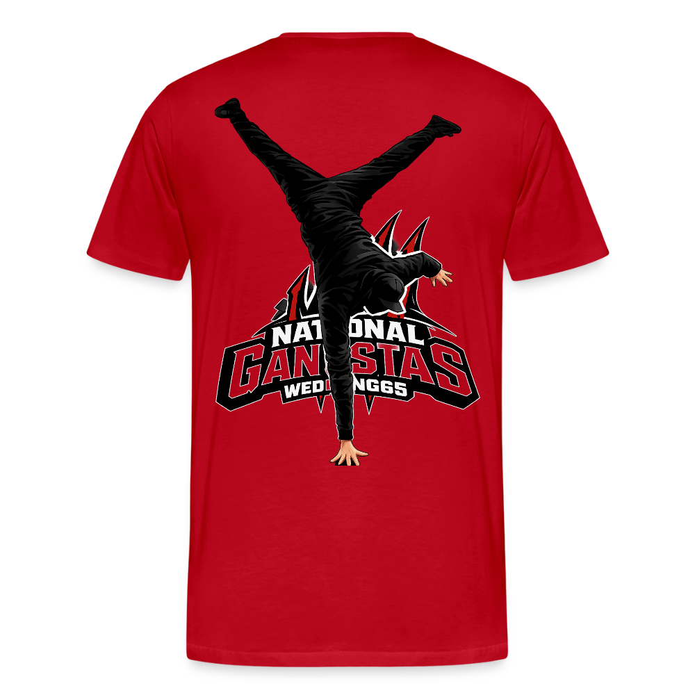 National Gangstas Panther Männer Premium T-Shirt - Rot