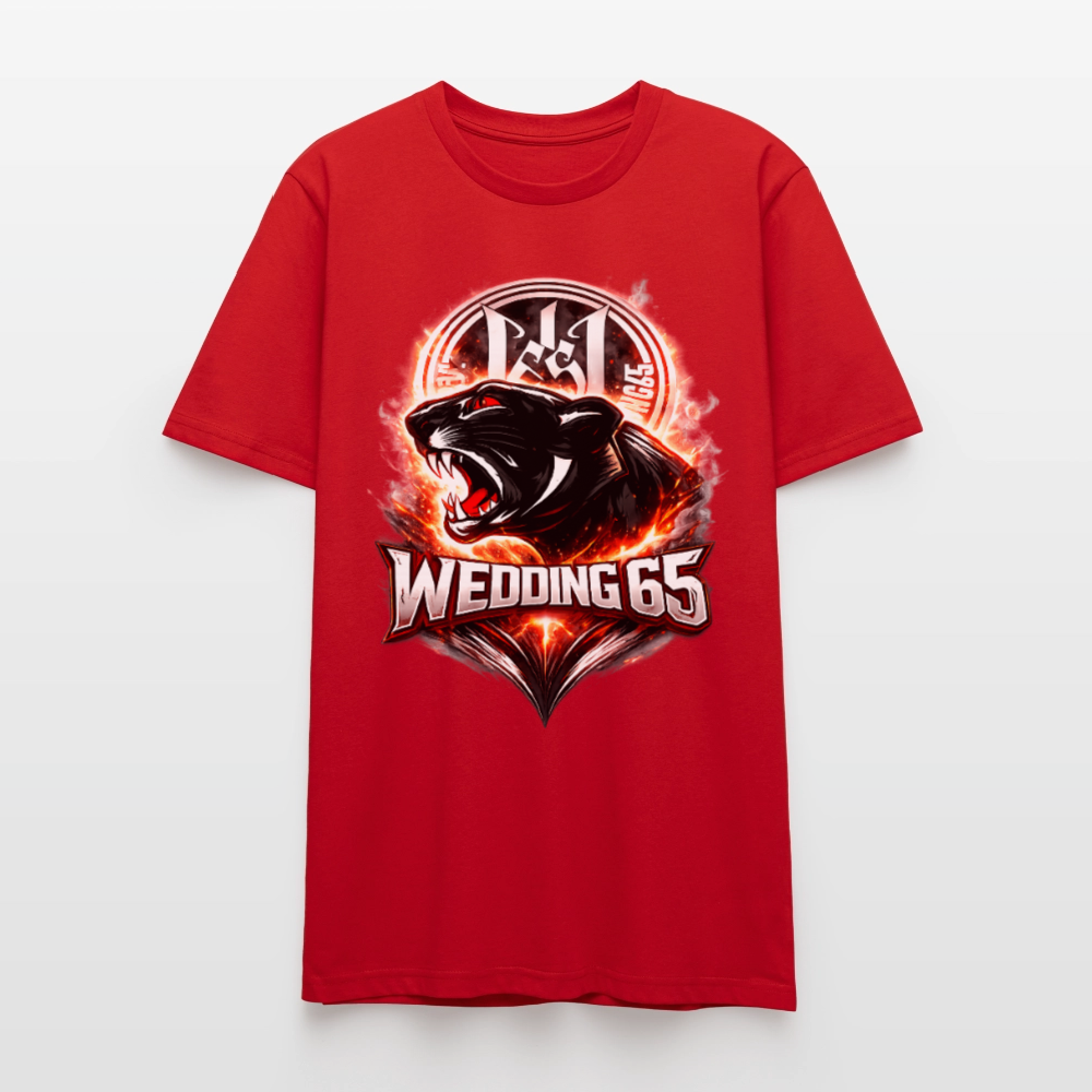 Red Panther WEDDING 65 Stanley/Stella Unisex T-Shirt - Rot