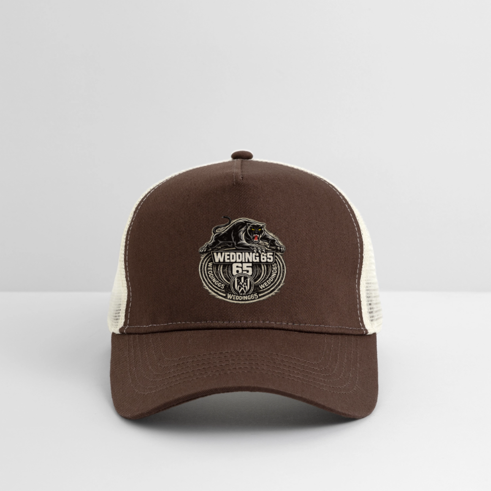 Wedding  65 Panther Berlin Trucker Cap - Braun/Beige