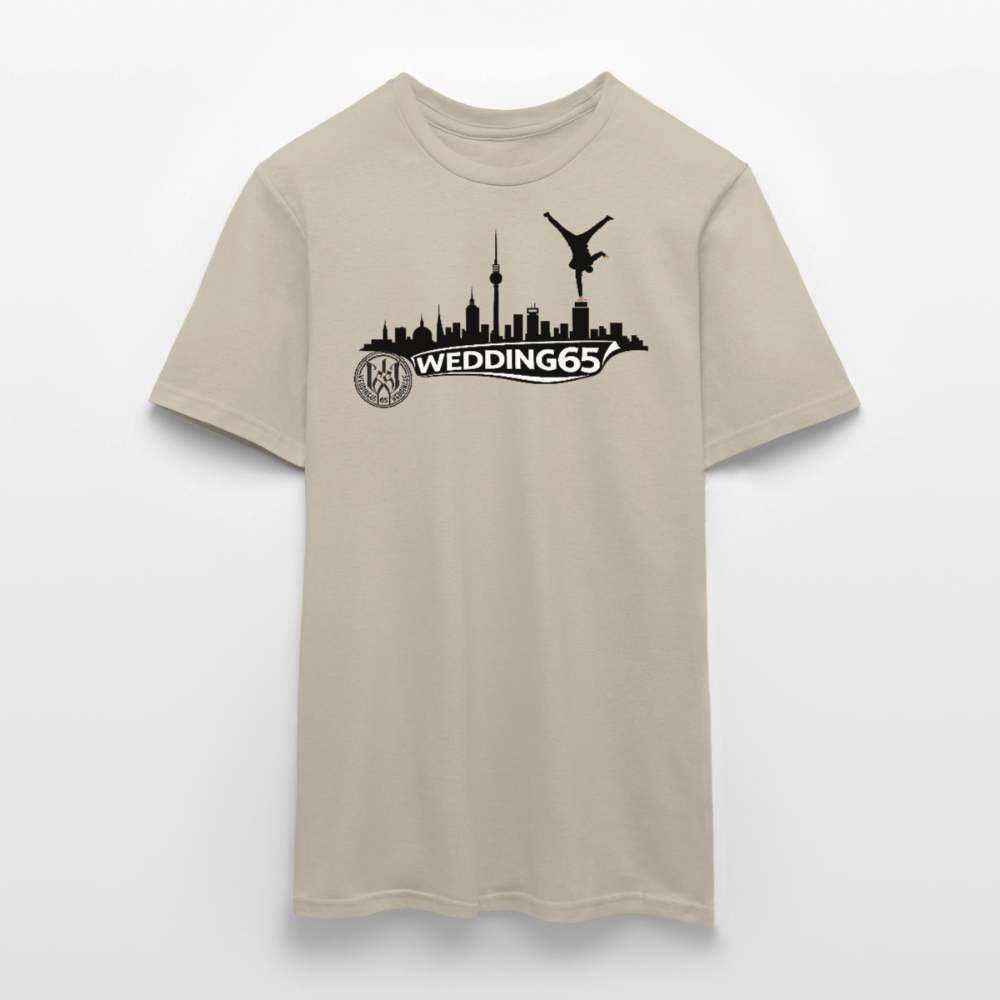 Mesutman Wedding Skyline 65 Männer T-Shirt - Sandbeige