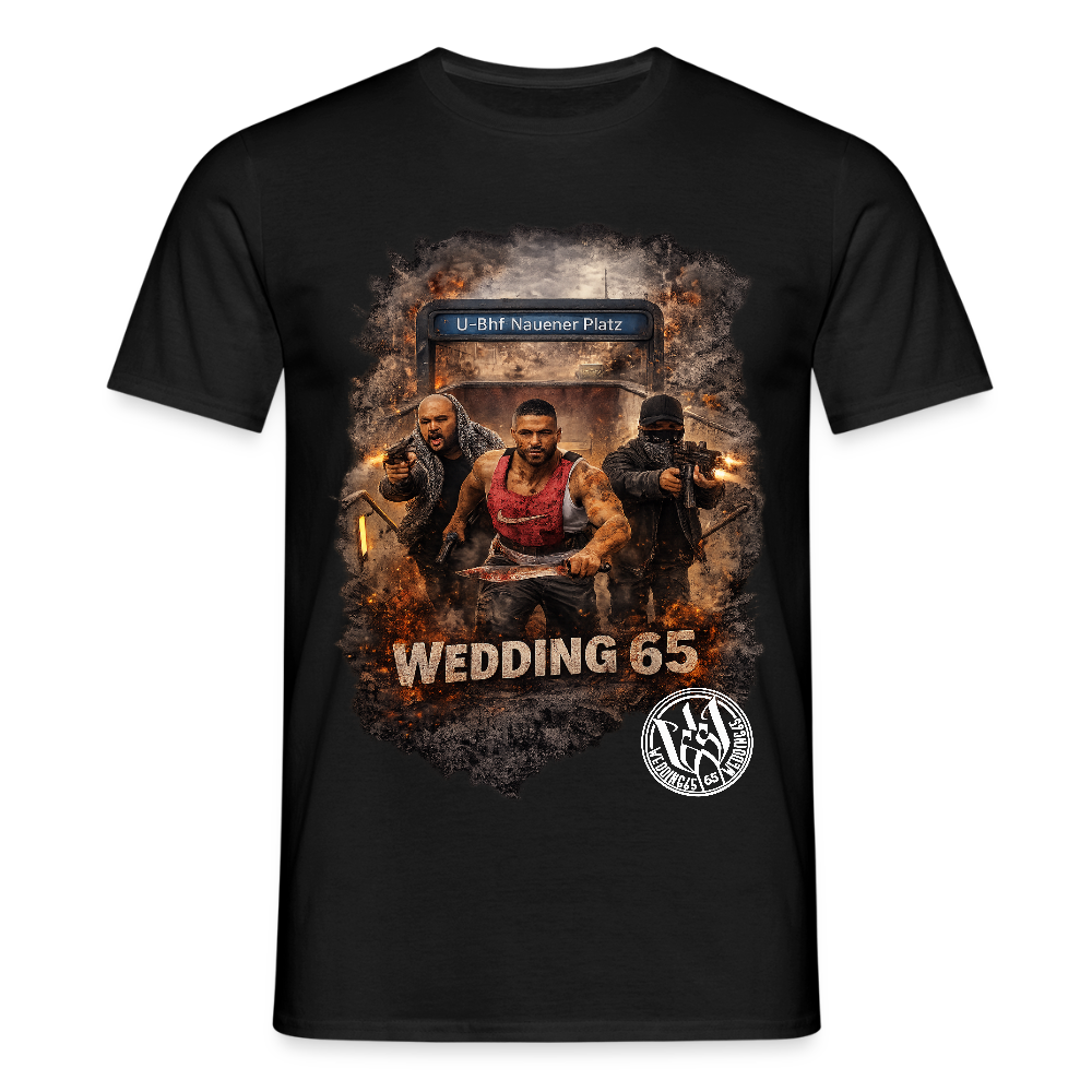 CS Wedding65 Männer T-Shirt - Schwarz