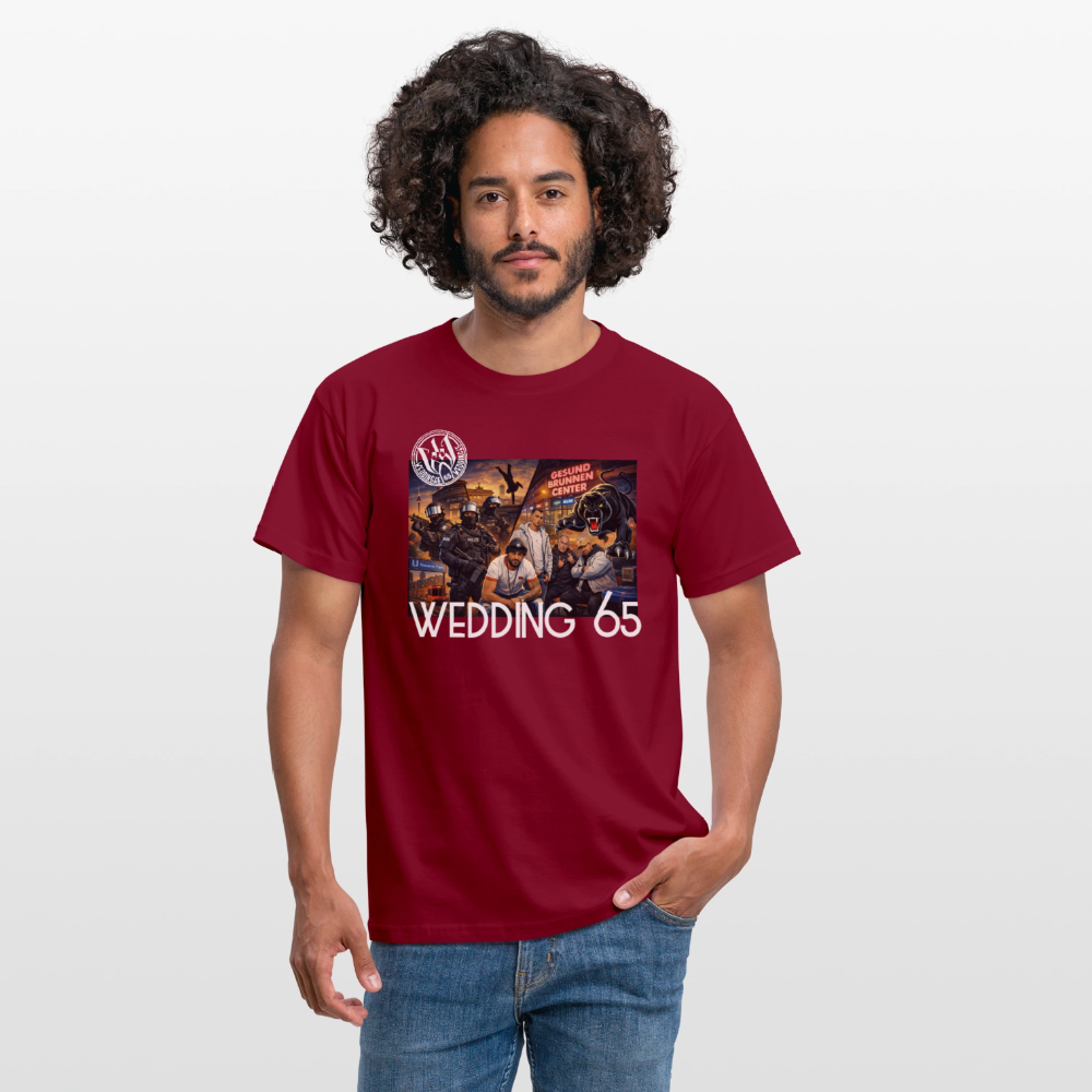 Gang Shirt Gesundbrunnen Wedding 65 Männer T-Shirt - Ziegelrot