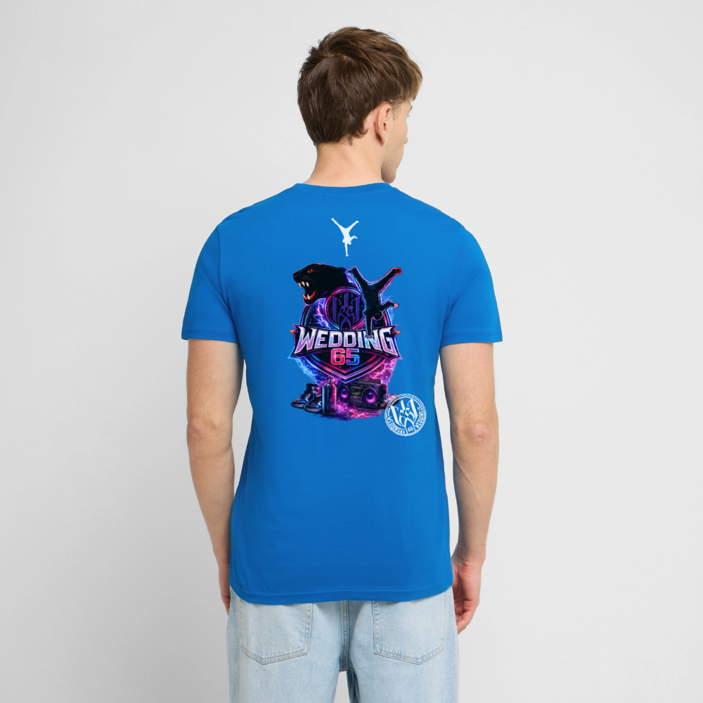 Neon Wedding65 Unisex T-Shirt CRAFTER - Pfauenblau
