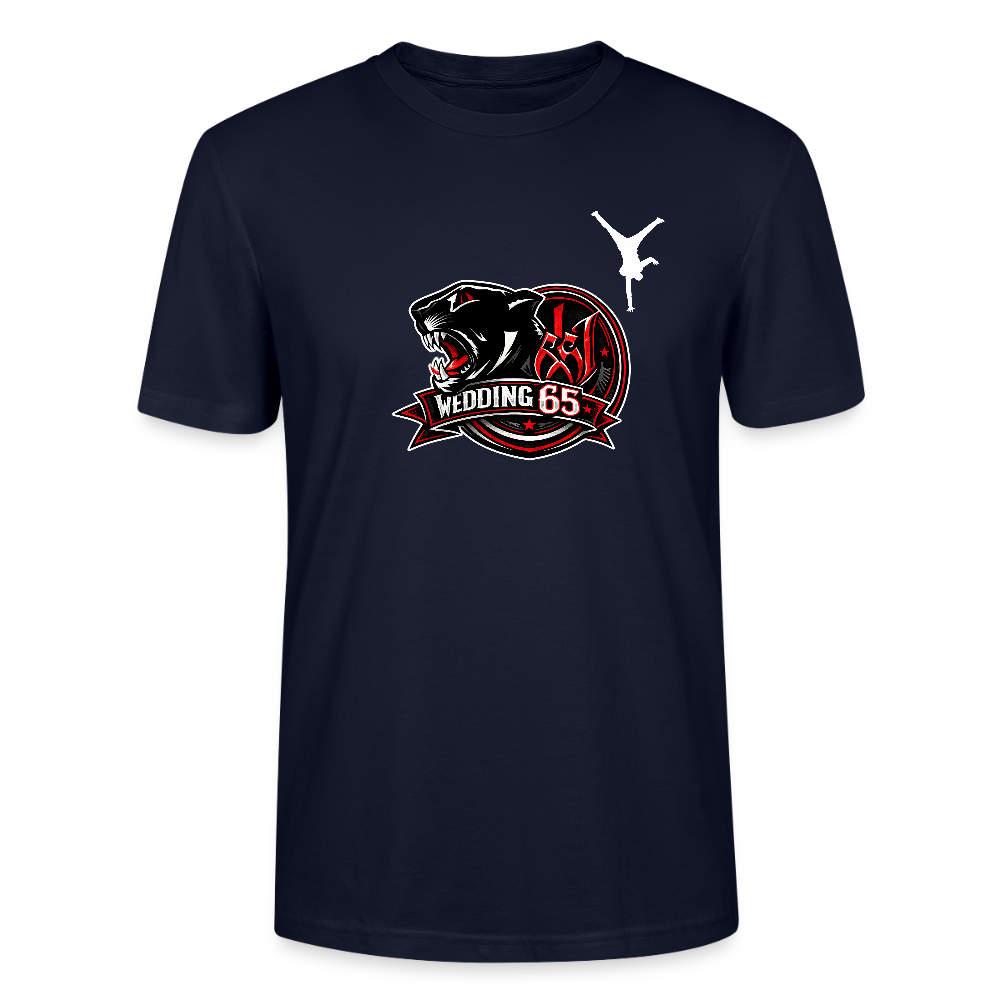 Red Panther Wedding65 Unisex T-Shirt CRAFTER - Navy