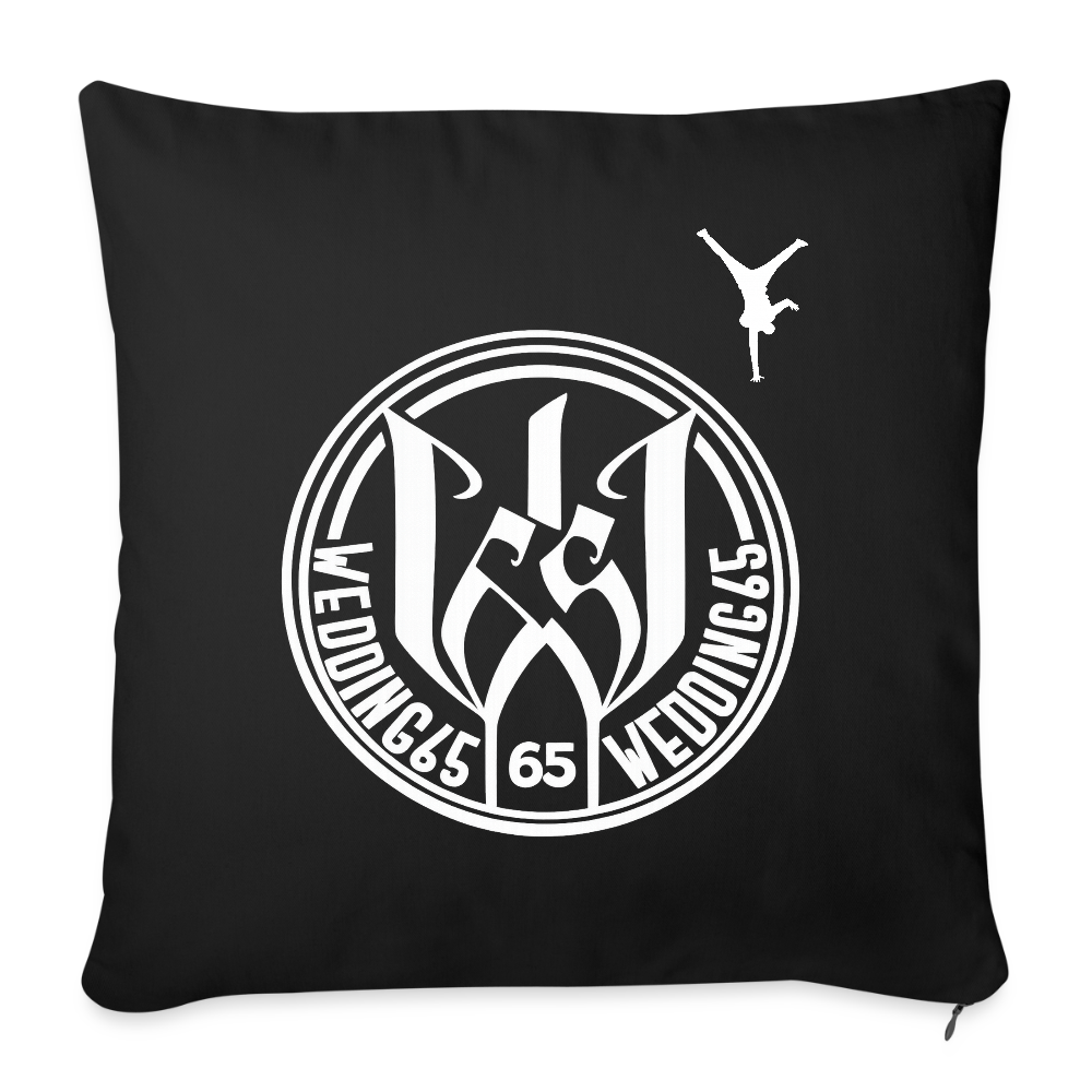 Original Wedding65 Sofakissenbezug 44 x 44 cm - Schwarz
