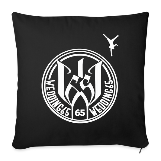 Original Wedding65 Sofakissenbezug 44 x 44 cm - Schwarz