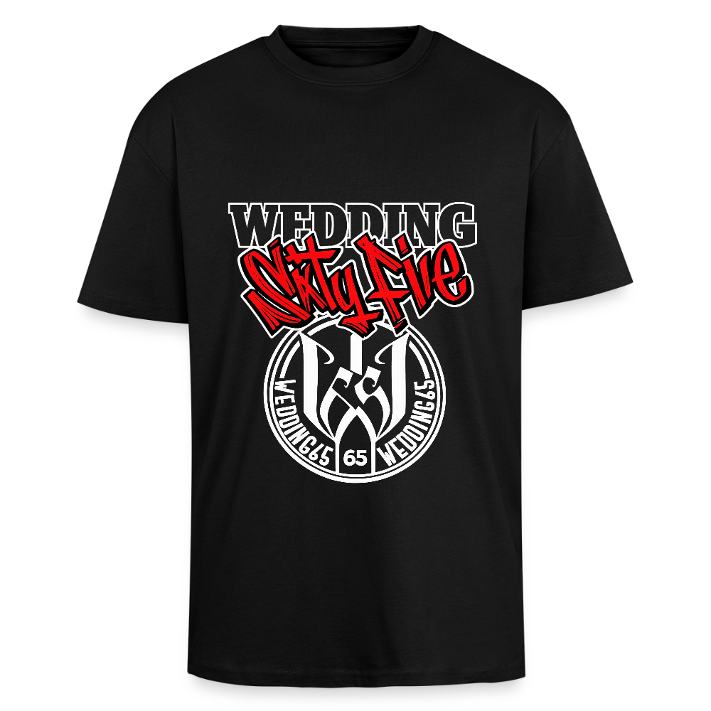 Wedding Sixty Five Heavy Oversize T-Shirt - Schwarz