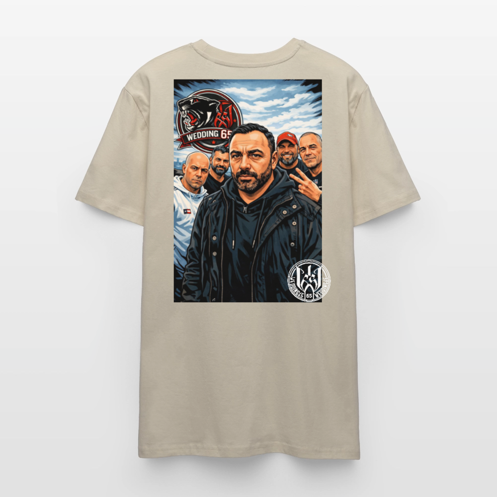 Red Panther Wedding65 Unisex T-Shirt CRAFTER - Beige