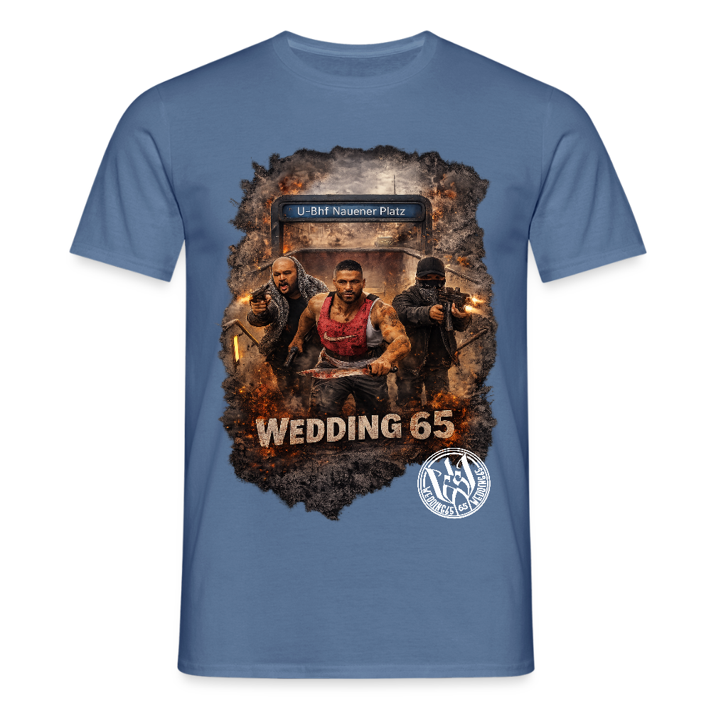 CS Wedding65 Männer T-Shirt - Taubenblau 