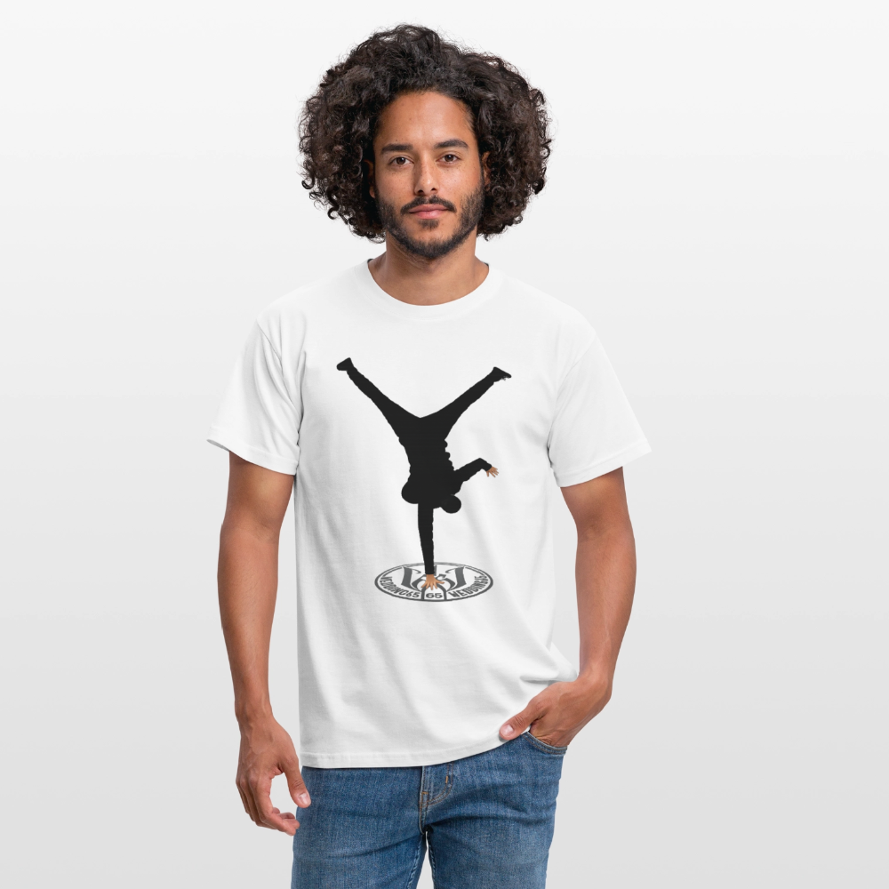 White Logo Breakdancer Mesutman Wedding65 Männer T-Shirt - Weiß